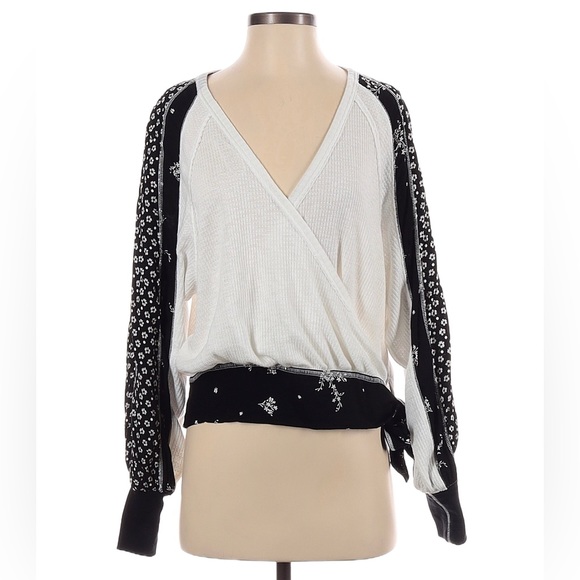 Free People Thermal Boho Top - Picture 1 of 5